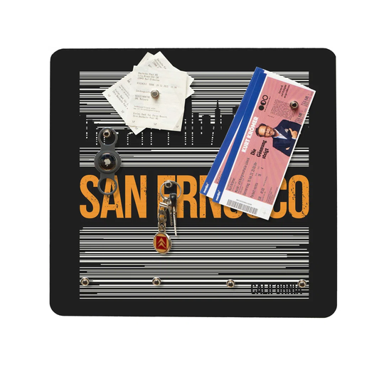 San Francisco Magnetic Wall Mounted Board