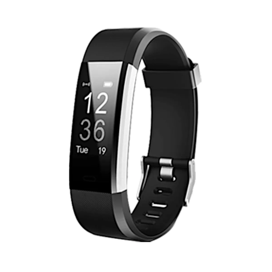 Aquarius AQ125HR Fitness Tracker With Heart Rate Monitor - Black
