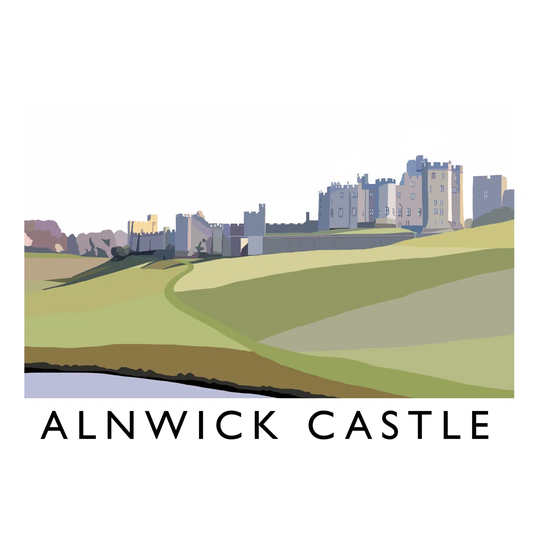 Alnwick Castle 2 by Richard O'Neil - Graphic Art Print on Paper
