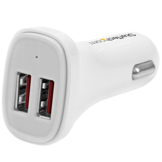 StarTech.com Dual Port Usb Car Charger - 24w / 4.8a