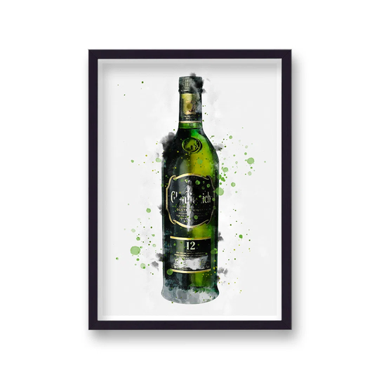 Spirit Graphic Splash Glenfiddich Inspired by Vouvart - Picture Frame Graphic Art