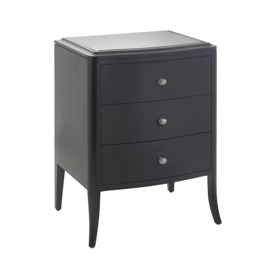 Croton 3 Drawer Bedside Table