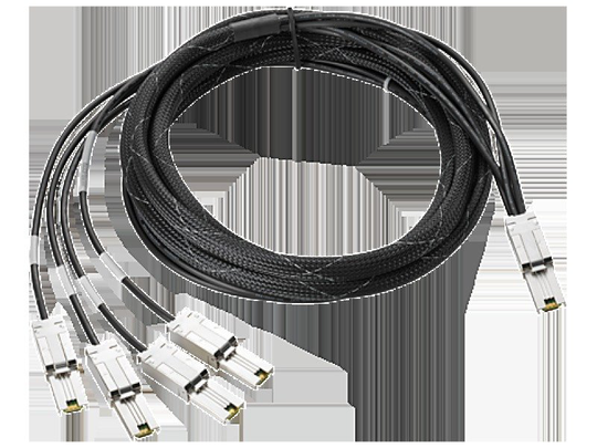 HP 4M EXT MINI-SAS TO 4X1 - MINI-SAS CABLE