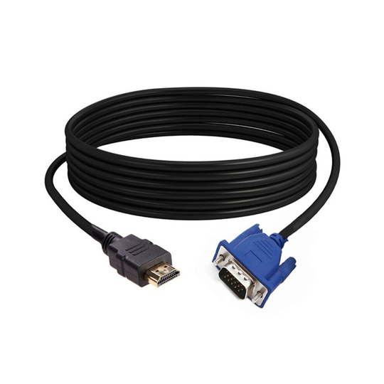HDMI Male To VGA Cable Adapter 1.8M