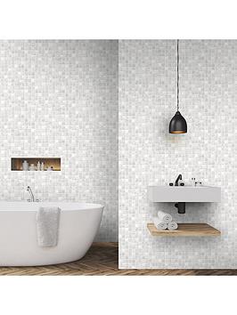 Contour Earthen Mid Grey Kitchen &Amp; Bathroom Wallpaper