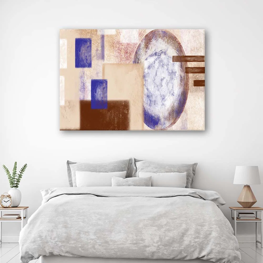 Canvas Print Geometric Abstraction Beige