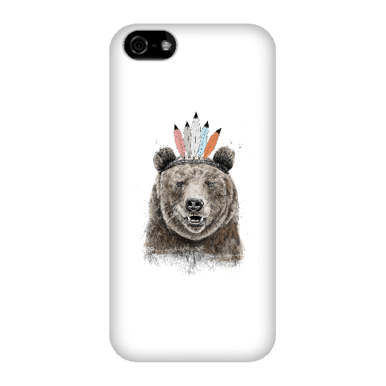 Balazs Solti Native Bear Phone Case for iPhone and Android - iPhone 5C - Snap Case - Matte