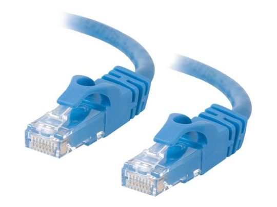 C2G, Cat6 550MHz Snagless Patch Cable Blue, 0.5m
