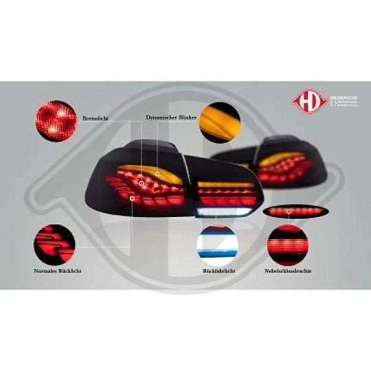Taillight set HD Tuning 2215698 Diederichs 2215698