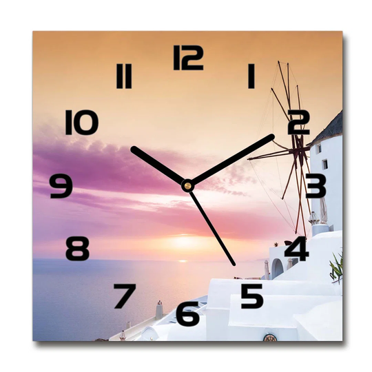 Harpyr Santorini Greece Silent Wall Clock
