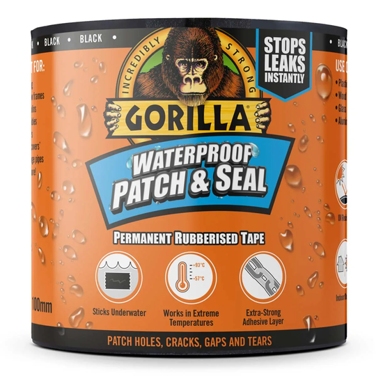 Gorilla Waterproof Patch & Seal Black