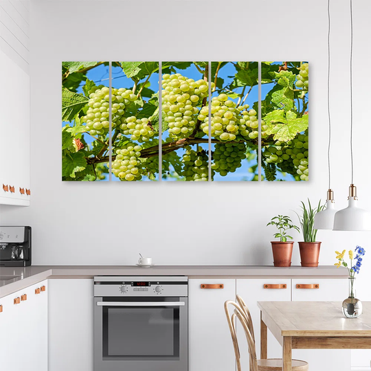 Canvas Print White Grapes