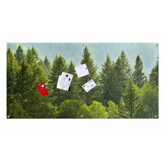 Forest Magnetic Wall Mounted Photo Memo Board