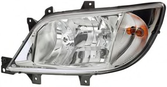 Headlight Halogen 1LH246047-081 by Hella Right