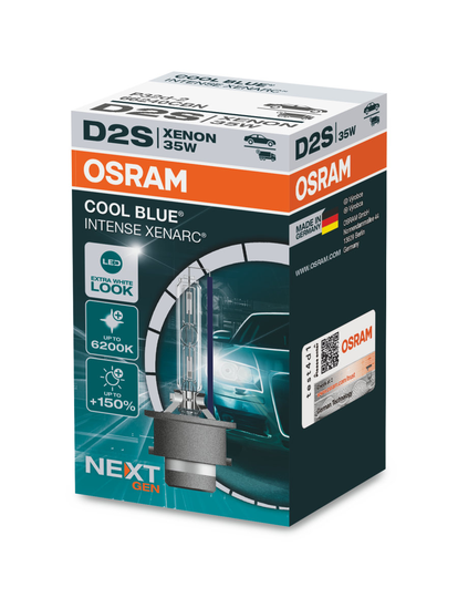 Osram Cool Blue NextGen Xenon Bulb D2S (6200k) 66240CBN