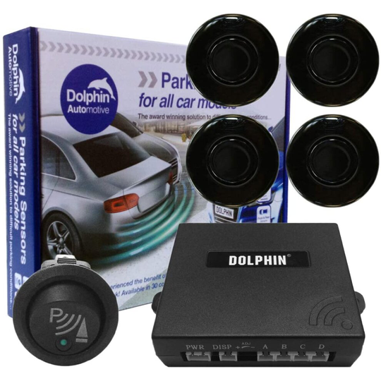 (Gloss Black) Dolphin Front Parking sensors Audio (beeping/buzzer), Parking Aids DPS400F - 32 Available Colours