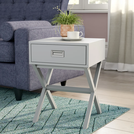 Prentice Side Table with Storage