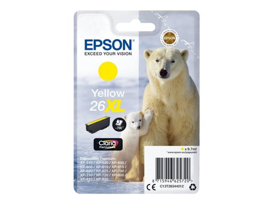 Epson 26XL Yellow Inkjet Cartridge
