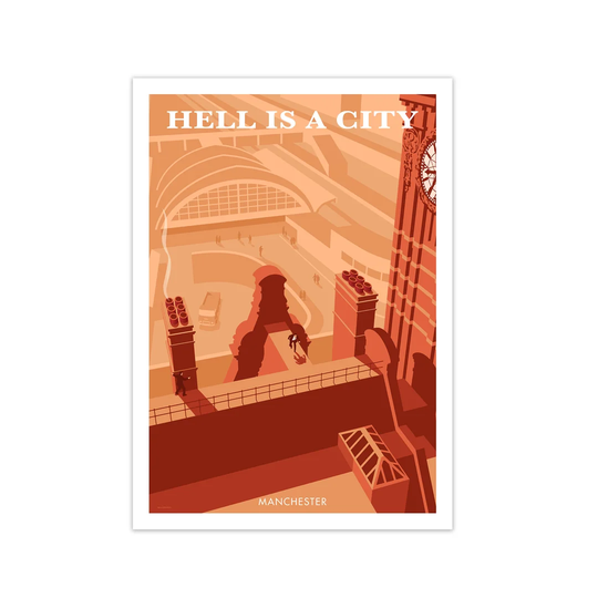 Manchester Hell by Stephen Millership - Graphict Art Print on Paper