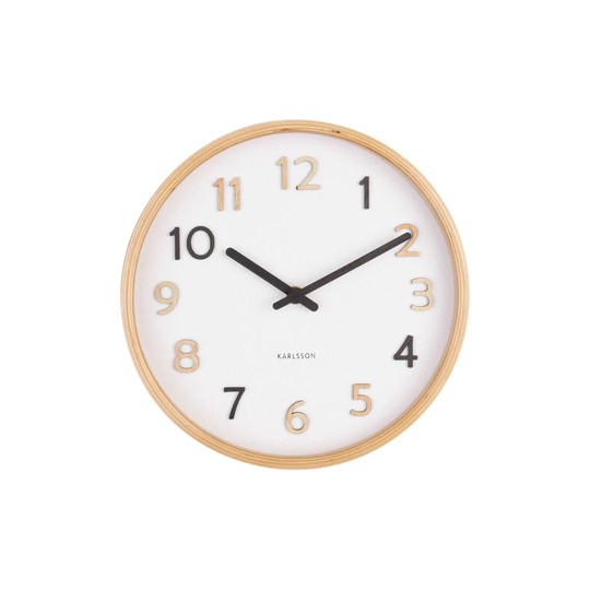Pure 22cm Silent Wall Clock