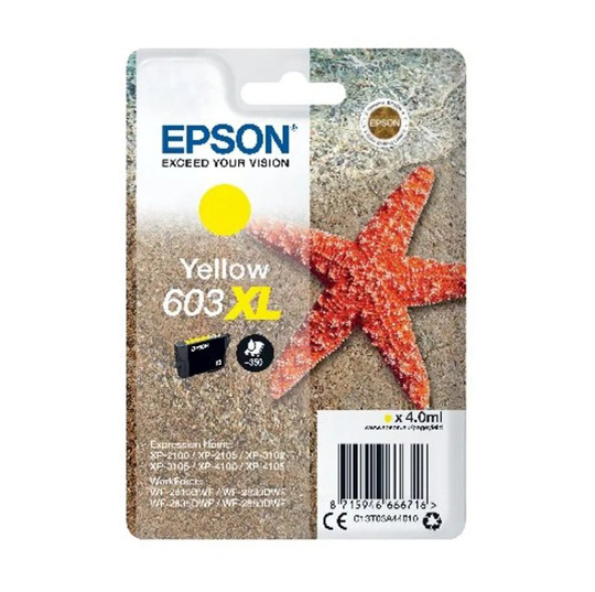 Epson 603XL Yellow Ink Cartridge