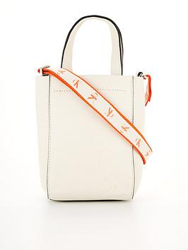 Calvin Klein Jeans Tote Cross Body Bag - Cream