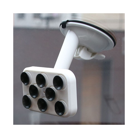 360 Degree Rotation 8-Suction Cups Adsorption Car Phone Holder For Phone GPS PDA