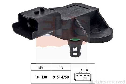 Air Pressure Sensor, height adaptation Made in Italy - OE Equivalent 1.993.320 EPS Facet 1993320