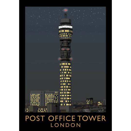 Post Office Tower by Richard O'Neil - Graphic Art Print on Paper