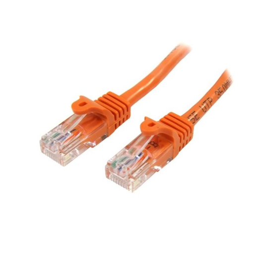 StarTech.com Cat 5e Snagless Ethernet Cable Orange 5M