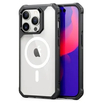ESR Air Armor HaloLock iPhone 14 Pro Max Hybrid Case - Black / Clear