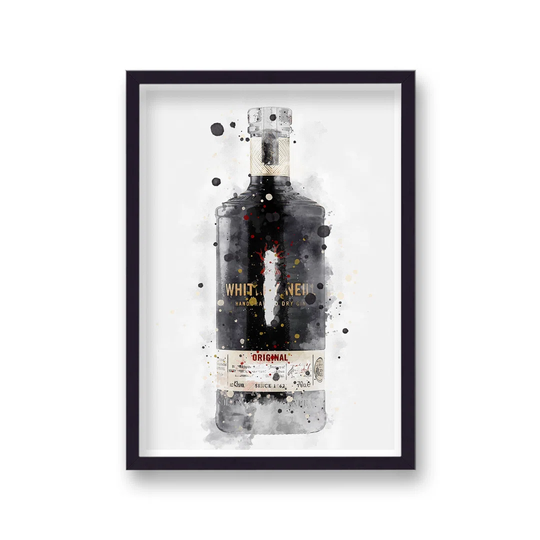 Gin Graphic Splash Whitley Neill Original Inspired by Vouvart - Picture Frame Graphic Art