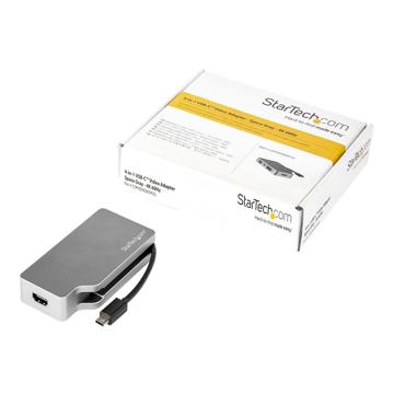 StarTech.com Mini DisplayPort Adapter - HDMI / DVI / USB / VGA - Grey