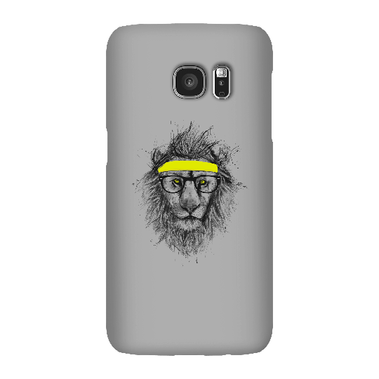 Balazs Solti Lion And Sweatband Phone Case for iPhone and Android - Samsung S7 - Snap Case - Gloss