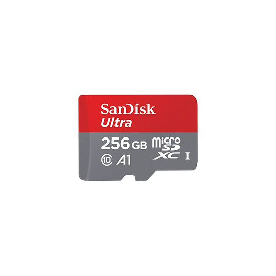 SanDisk Ultra 256GB microSDXC Memory Card + SD Adapter with A1 App Performance up to 95MB/s, Class 10, U1