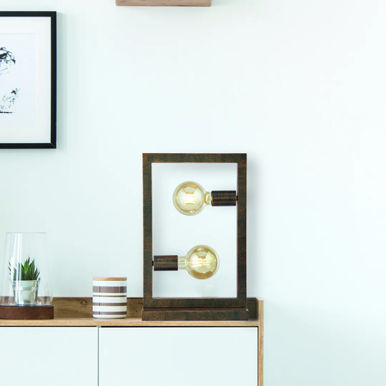 Villas 46.5Cm Brown Table Lamp