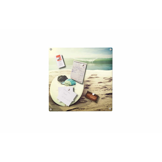 Surfboard Magnetic Wall Mounted Photo Memo Board