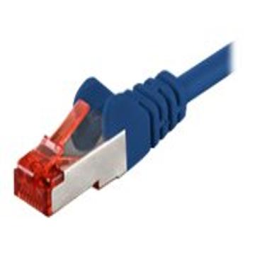 Goobay CAT 6 S/FTP CU - 3m - Blue