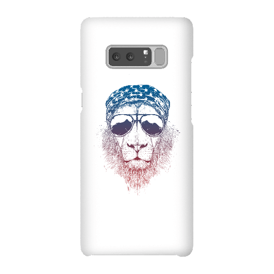 Balazs Solti Bandana Lion Phone Case for iPhone and Android - Samsung Note 8 - Snap Case - Matte