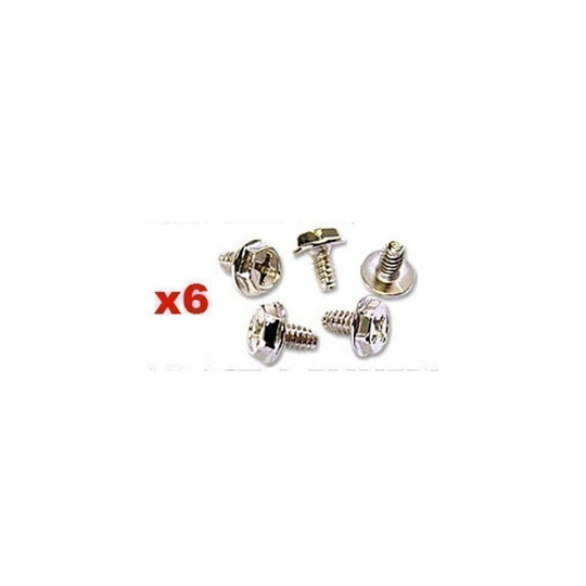 6 Computer PC Case PCI Card Mounting Motherboard Screws