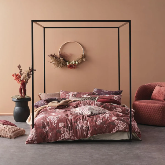 Linen House Taira Double Duvet Cover Set Cotton Multi