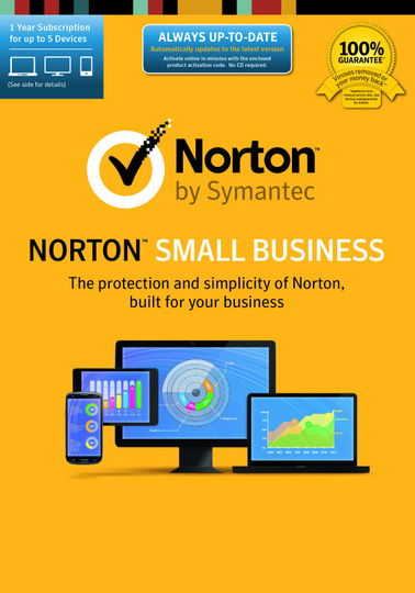 Norton Small Business 1.0IN 1User 5 Devices Electronic Software Download