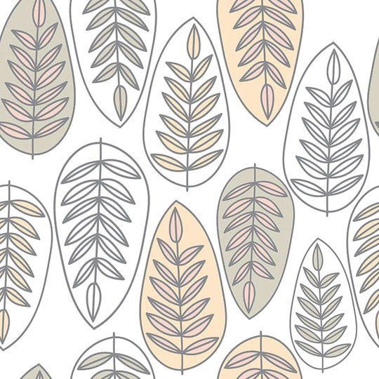 Walllpaper Roll 312X219cm Mural Decoration Kitchen Livingroom Bedroom Wallpaper Material With Print - Stripy Leaves