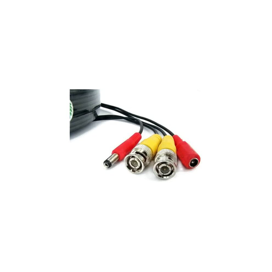 (3 Meter Black ) Viewi BNC Video Power Cable For CCTV Camera DVR Security System