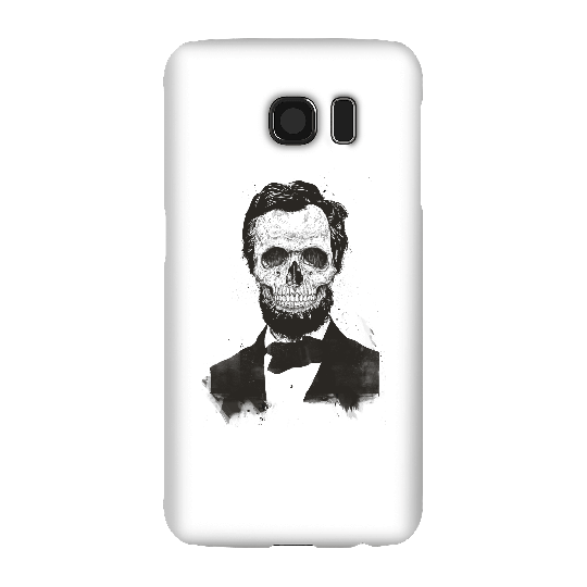 Balazs Solti Suited And Booted Skull Phone Case for iPhone and Android - Samsung S6 - Snap Case - Matte