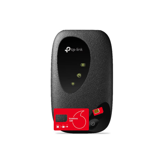 TP-Link M7200 4G Mobile WiFi with Unlimited Max Vodafone Data SIM Bundle