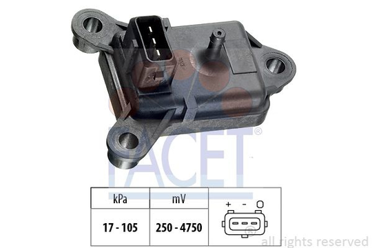 Air Pressure Sensor, height adaptation Made in Italy - OE Equivalent 103003