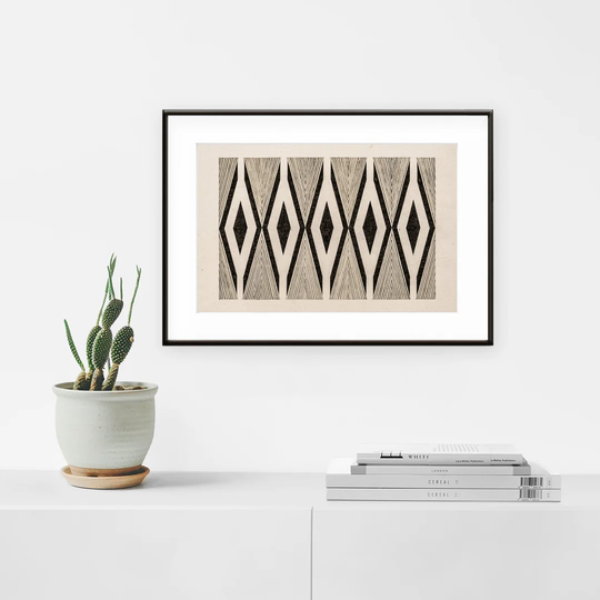 Ethnic Design N°3 - Picture Frame Graphic Art Print on Paper