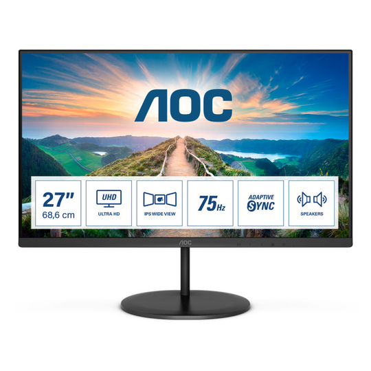 AOC V4 4K Ultra HD LED Black monitor