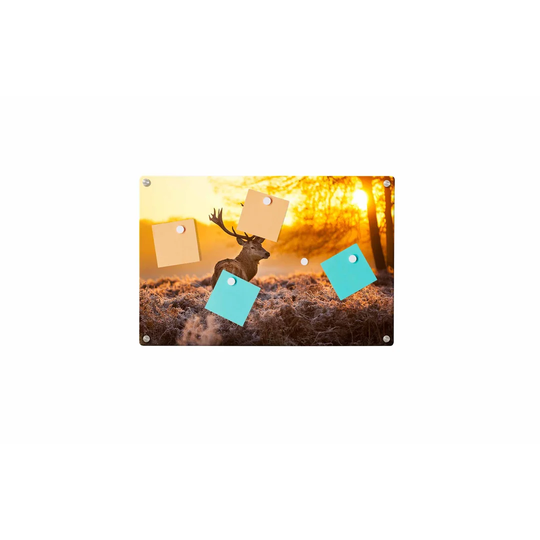 Deer Magnetic Wall Mounted Photo Memo Board